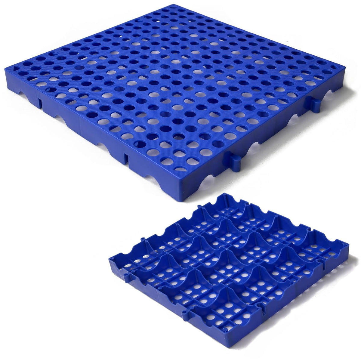 Plastic Pallets, Plastic Pallets for Basement Storage, Nestable Lightweight Waterproof for Basement Garage Supermarket (4)